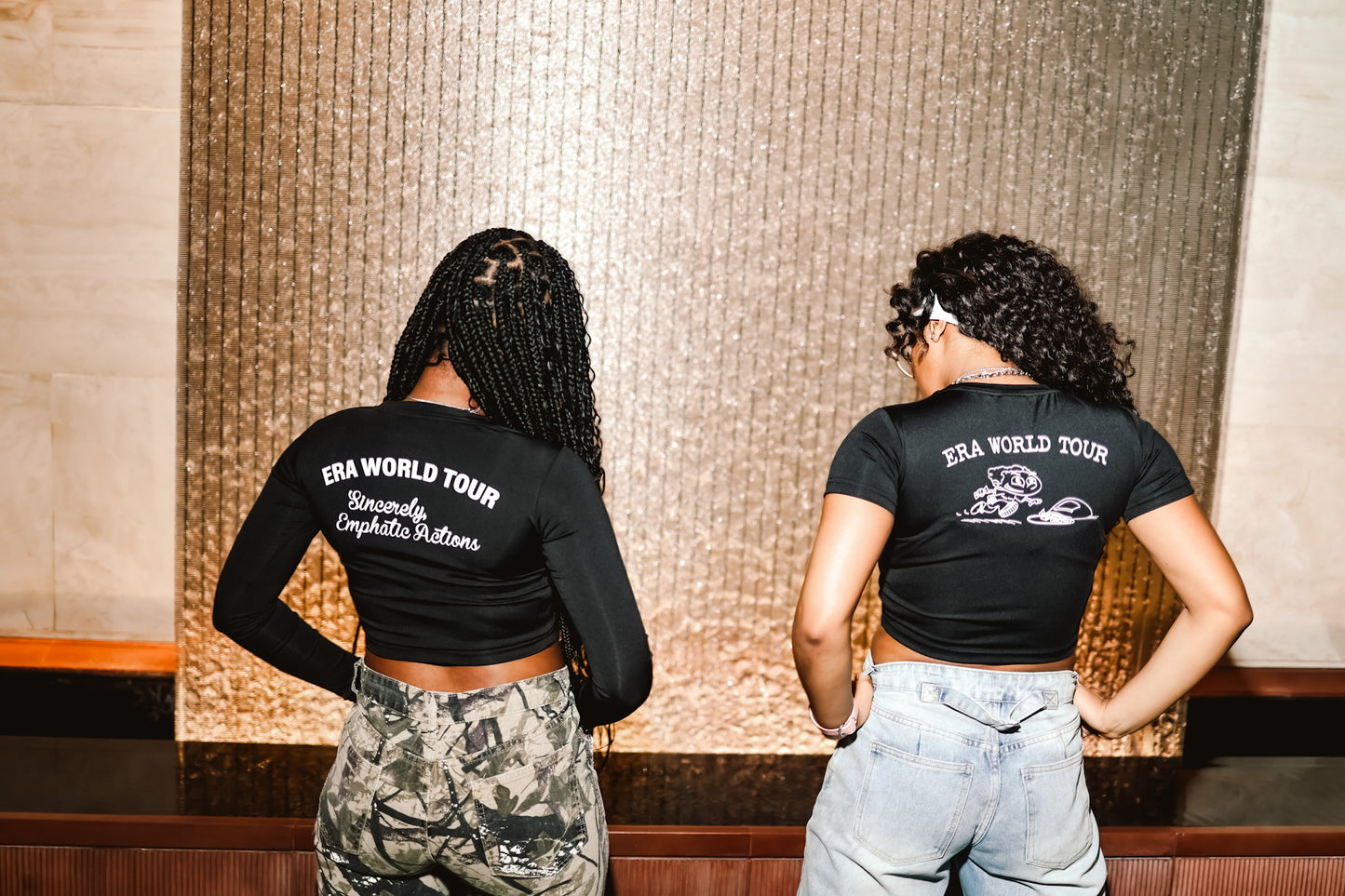 Black "Hot Girl Era" Short Sleeve Crop Top